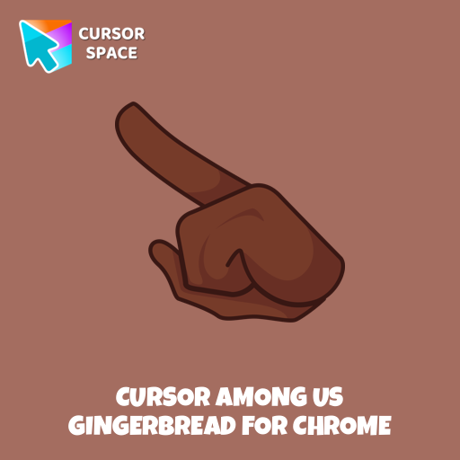 Cursor Among Us Gingerbread For Chrome